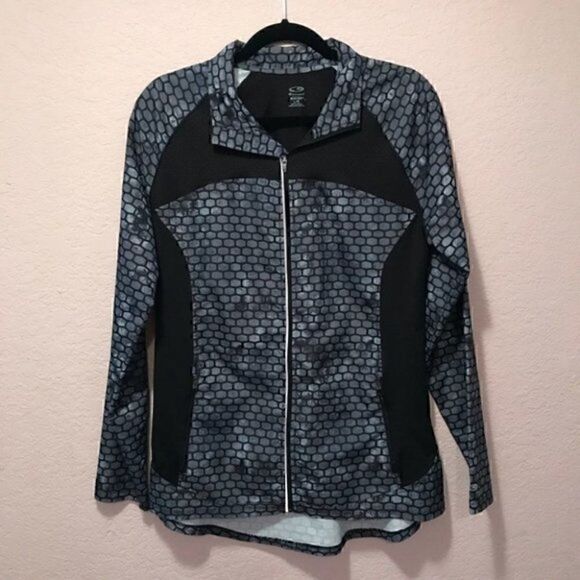 Champion Duo Dry Zip Up Lightweight sweatshirt. Large. - Picture 4 of 9